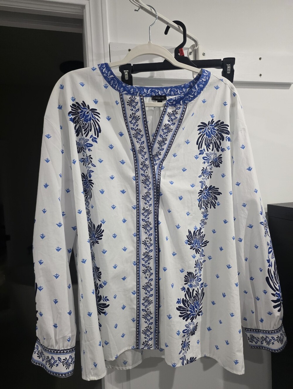 Talbots Long Sleeve Summer Top
